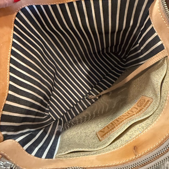 Consuela Cream Tote Bag with accessories.  Gently used. See pics for flaws. - Picture 9 of 16